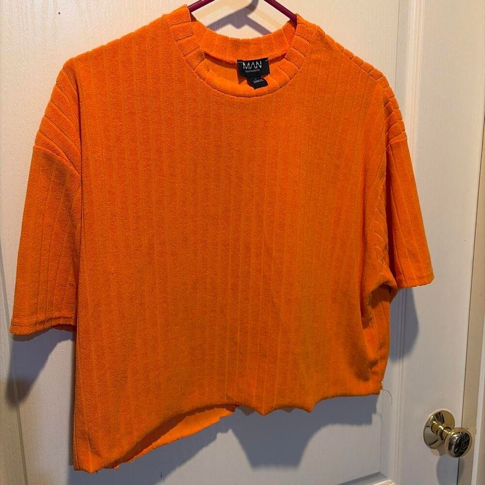 Boohooman Women's Orange Shirt